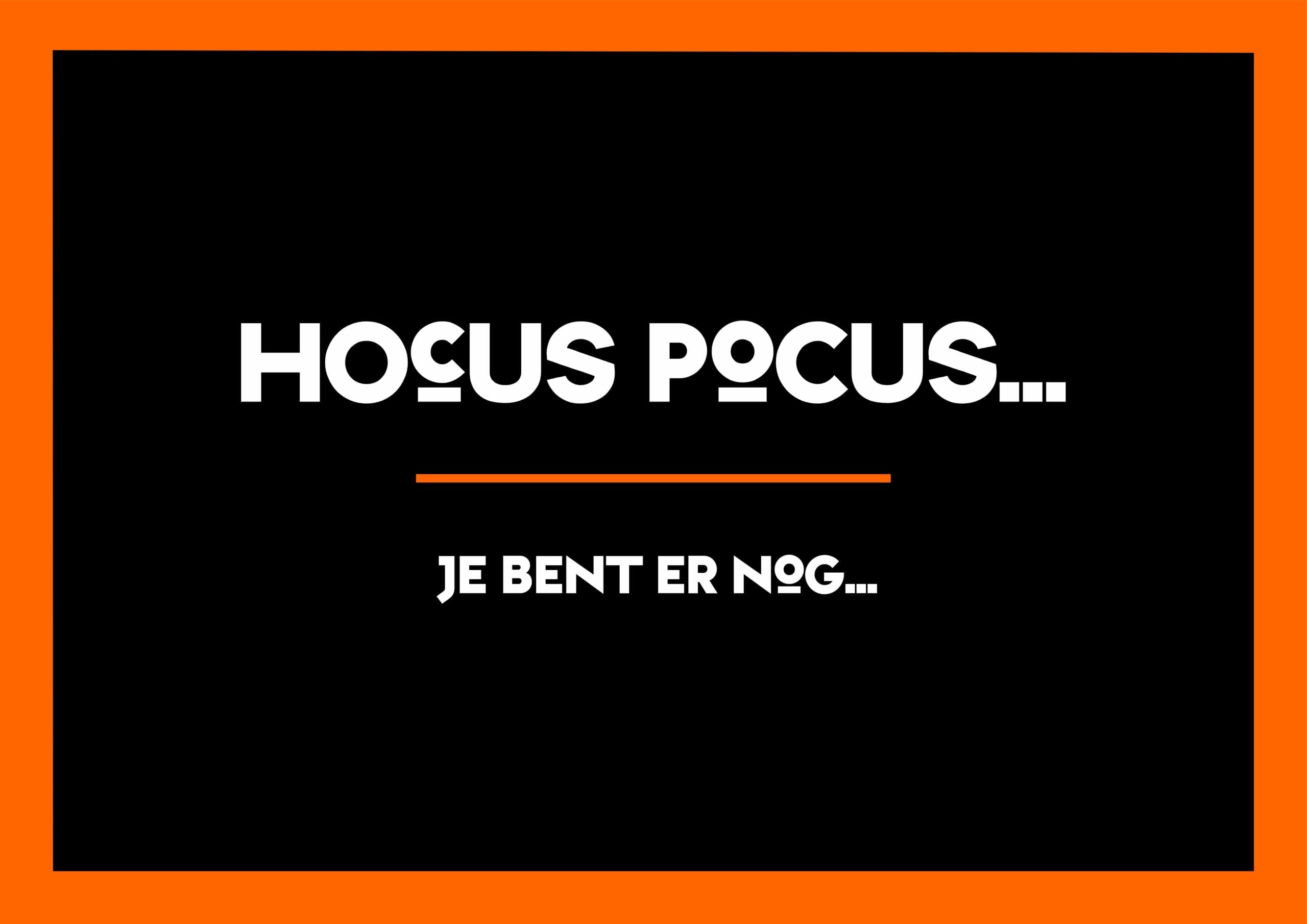 Kaart: Hocus pocus