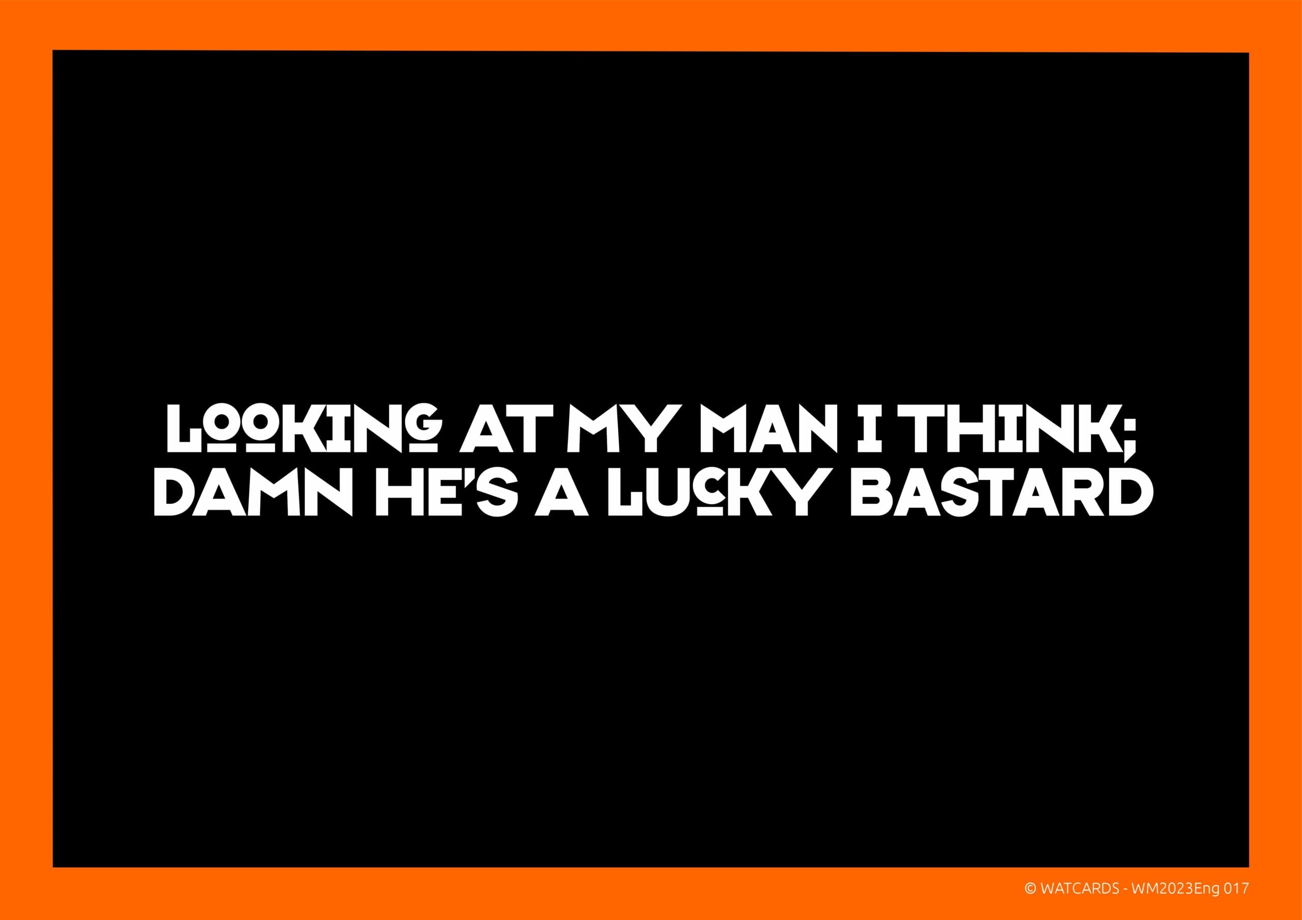 Kaart: Damn, he's a lucky bastard