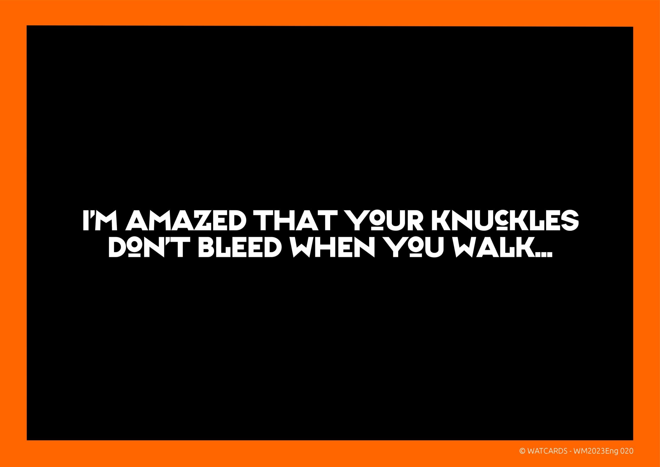 Kaart: I'm amazed that...