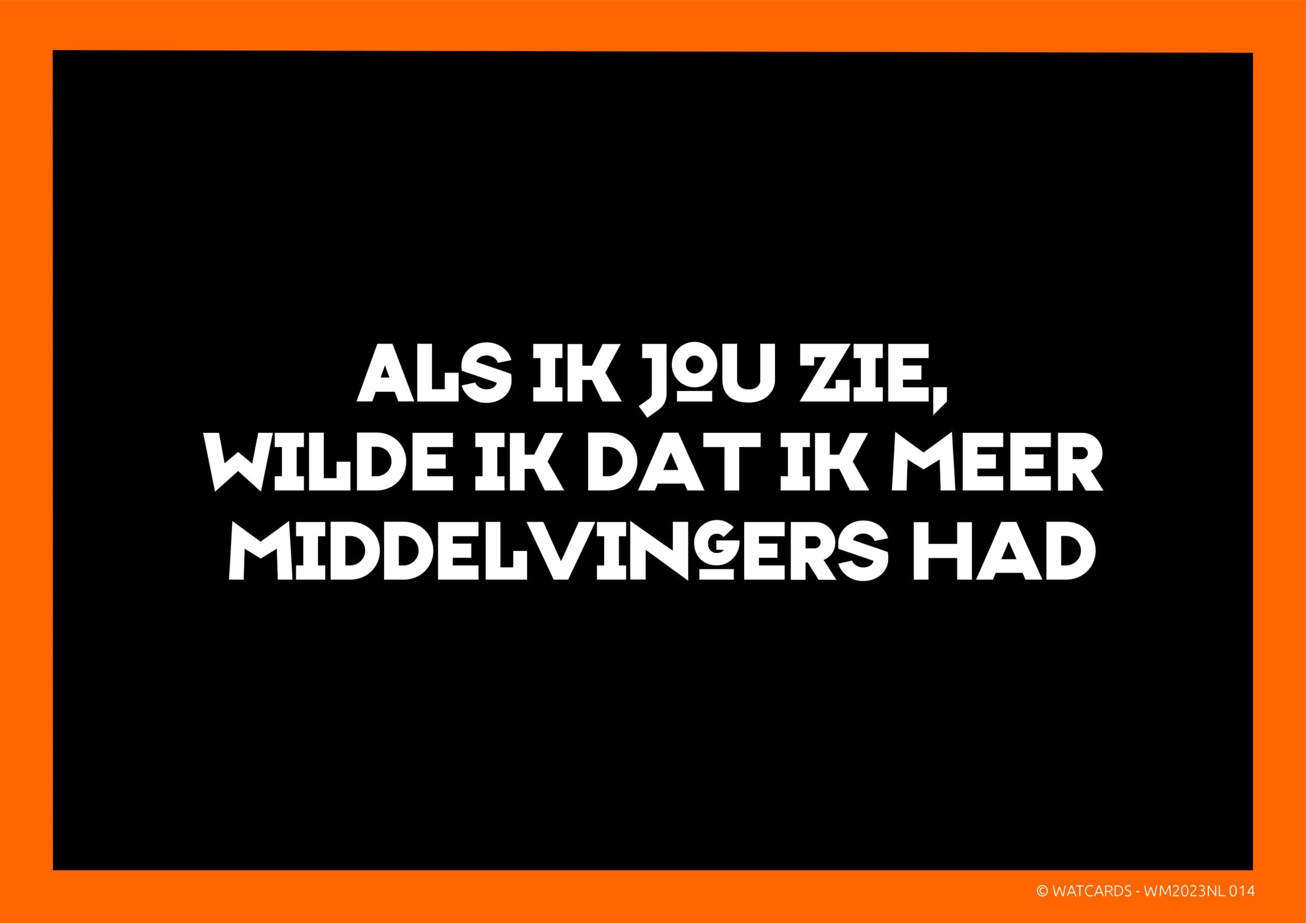 Kaart: Als ik jou zie
