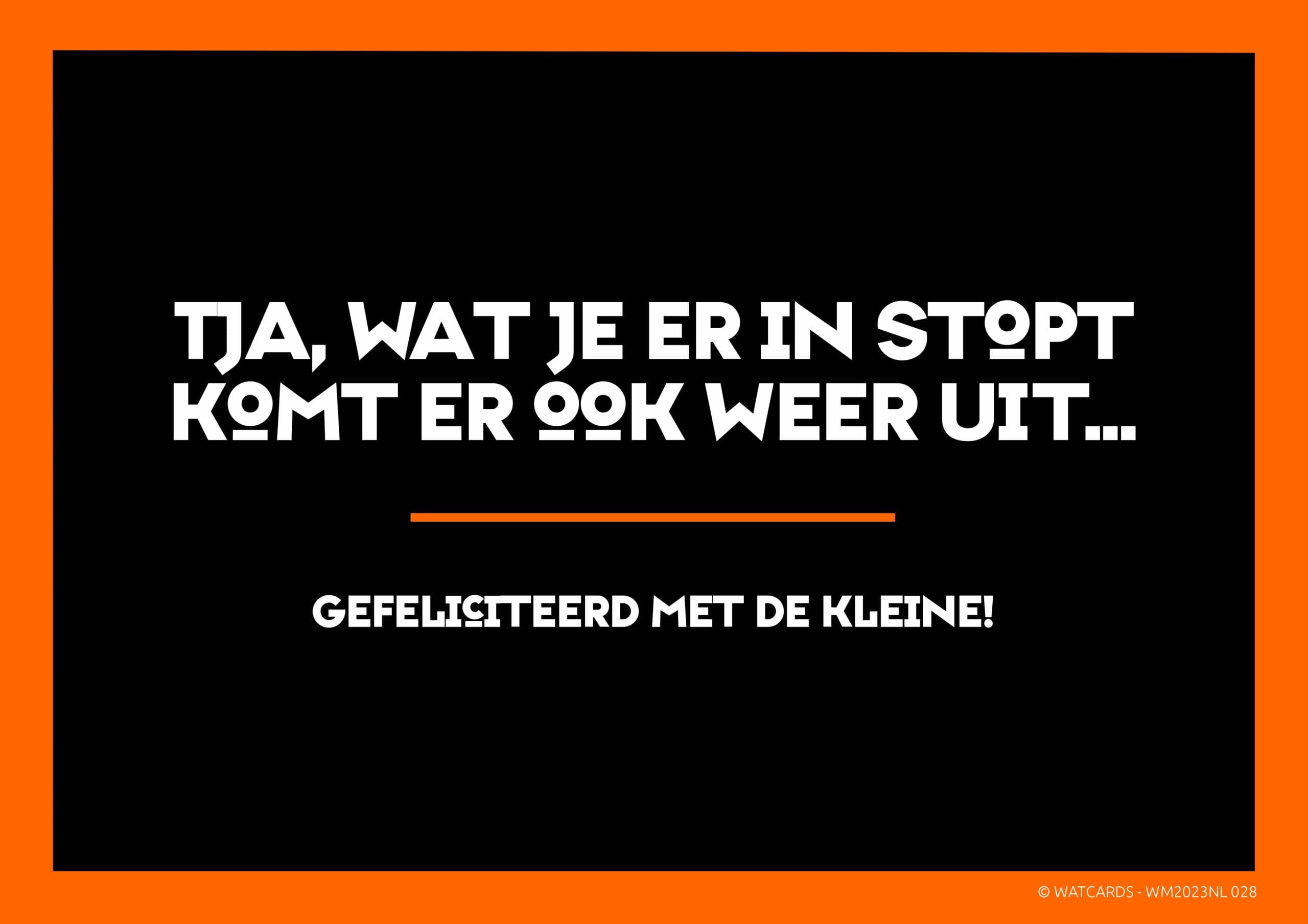 Kaart: Wat je er in stopt