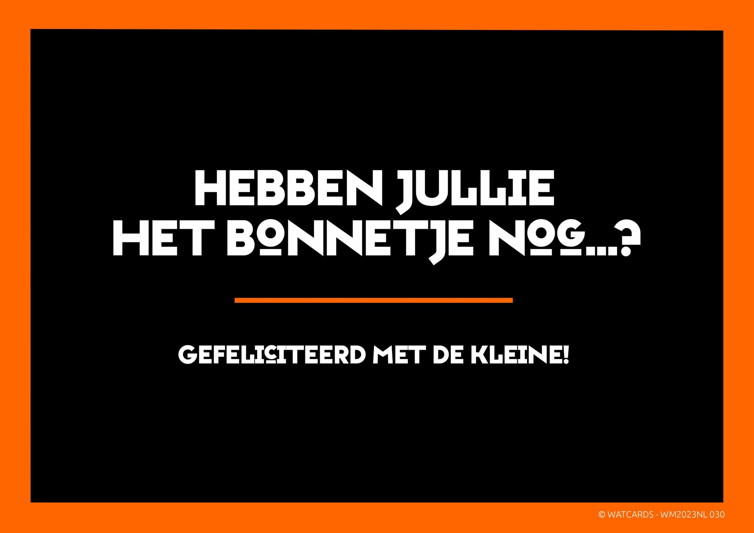 Kaart: Hebben jullie