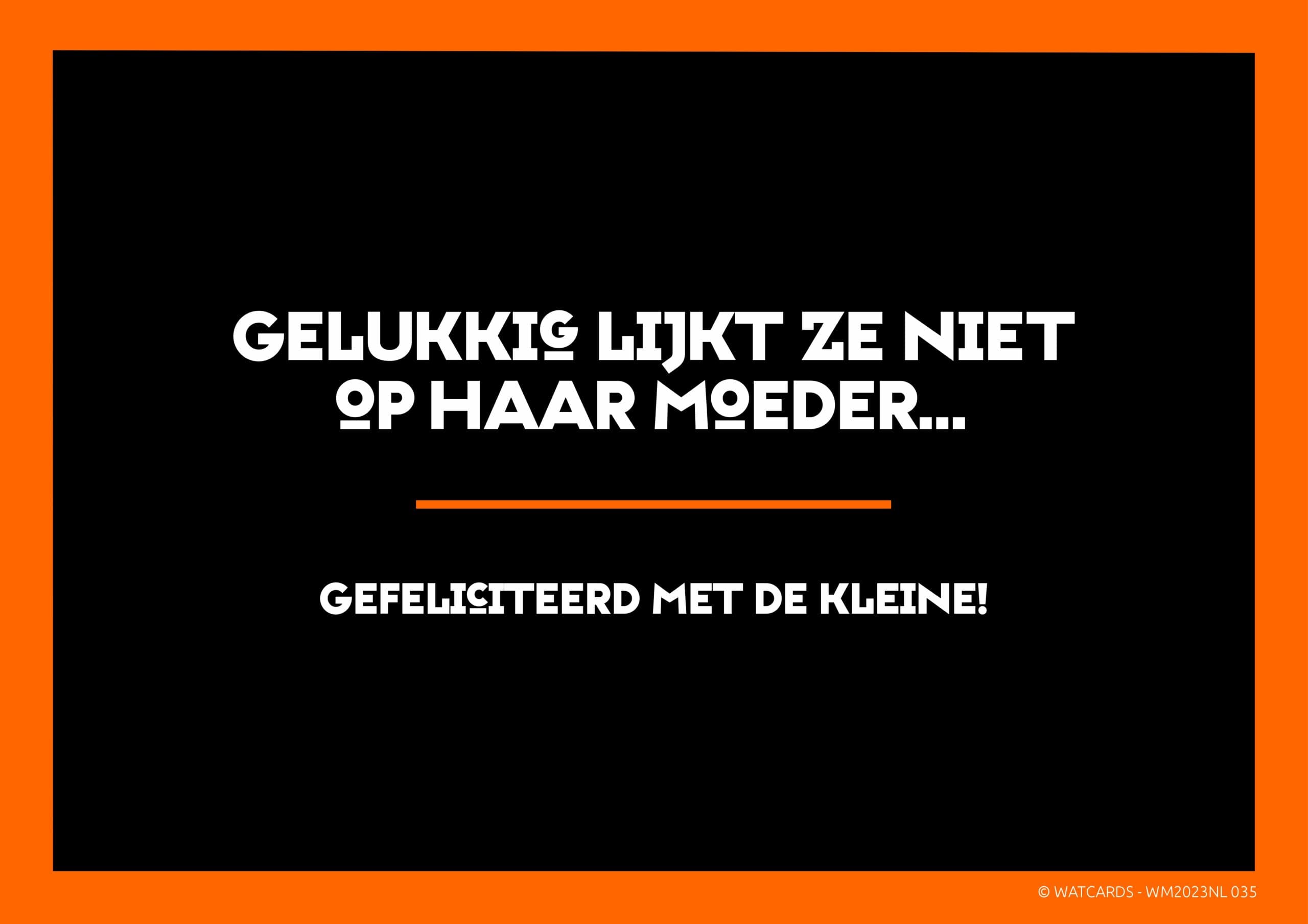 Kaart: Lijkt op haar moeder