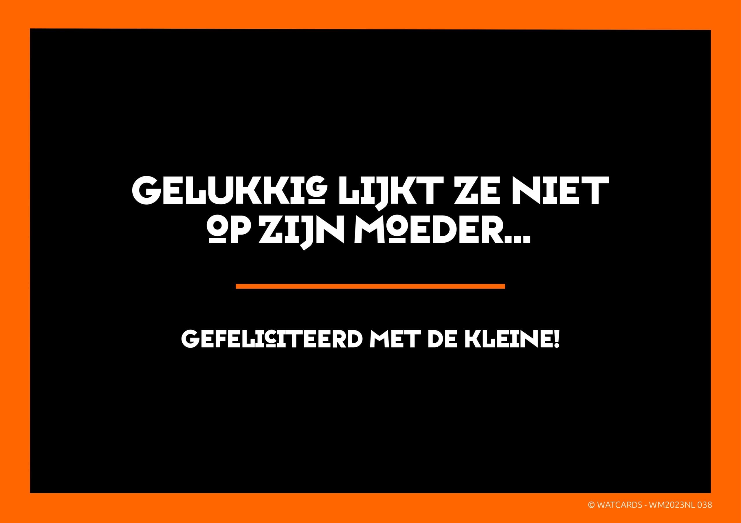 Kaart: Lijkt ze niet op zijn moeder